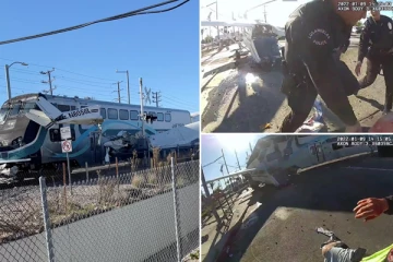 பழுதாகி ரயில் பாதையில் இறங்கிய விமானம்... மோதி தூக்கியெறிந்த ரயில்: ஒரு திகில் வீடியோ