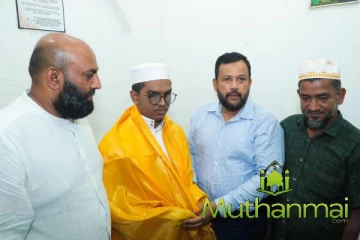 செவிப்புலனின் உதவியுடன் அல்குர்ஆனை மனனம் செய்த மாணவனின் வீட்டிற்கு ரிஷாட் வி்ஜயம்