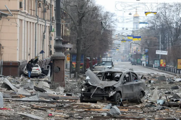 ரஷ்ய ஏவுகணைகளின் தாக்குதலுக்கு உள்ளான கார்கிவ் | Kharkiv Under Attack From Russian Missiles