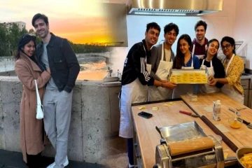 Photo album: இளைய மகள், மருமகனுடன் வெளிநாட்டில் அர்ஜுன்- உமாபதியும் இருக்காரா?