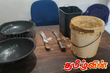 கிளிநொச்சி பகுதியில் புதையல் தோண்டிய நான்கு பேர் கைது