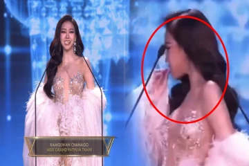 அழகி போட்டியில் திடீரென கழண்டு விழுந்த பல்செட்; அழகி செய்த செயல்..!வைரலாகும் காணொளி