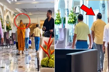 கிங்ஸ்பரி ஹோட்டலில் நடந்த இரகசிய சந்திப்பில் சரத் வீரசேகர! முகத்தை மூடிச்சென்ற கஸ்ஸப்ப தேரர் - வெளியான காணொளி..