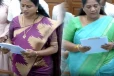 தவெக எம்.எல்.ஏ.க்களாக மரகதம் குமரவேல், சத்தியபாமா இன்று பதவியேற்றனர்