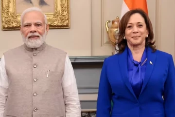 பிரதமர் மோடிக்கு கமலா ஹாரீஸ் புகழாரம்