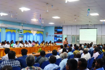 முல்லைத்தீவில் இடம்பெற்ற யுத்தத்திற்கு பின்னரான முதல் விவசாய குழு கூட்டம்