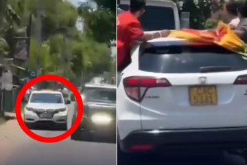 அபாயகரமாக வாகனம் ஓட்டிய சாரதி - வெளியான காணொளி : பொலிஸாரின் அதிரடி நடவடிக்கை