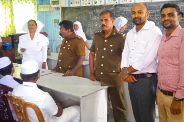 கல்முனையில் வளர்ந்தவர்களுக்கான ஏற்புவலி டிப்தீரியா தடுப்பூசி செலுத்தும் நிகழ்வு