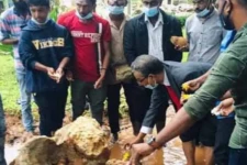 மாணவர்களின் போராட்டம் வெற்றி; இடிக்கப்பட்ட இடத்தில் மீண்டும் முள்ளிவாய்க்கால் நினைவிடம்
