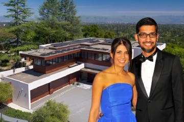 Google CEO சுந்தர் பிச்சையின் 332 கோடி சொகுசு பங்களா: சொர்க்கத்தை பார்க்கனுமா இதோ