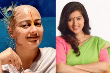 என்ன இப்படி ஆகிட்டாங்க - மொட்டை தலை, நாமத்துடன் காயத்ரி ரகுராம்!