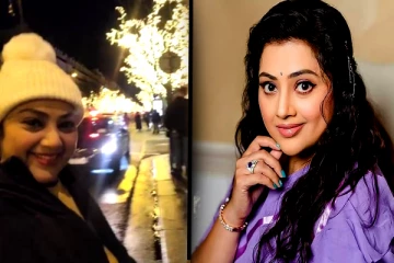 சிரித்த முகத்துடன் அச்சு அசல் பொம்மையாக மாறிய மீனா! வைரலாகும் செல்பி வீடியோ