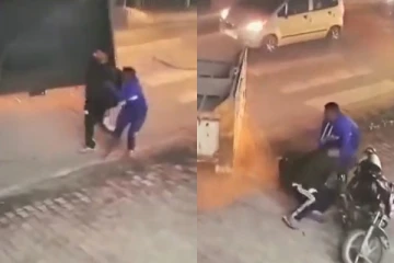 கண் இமைக்கும் நேரத்தில் நண்பனின் உயிரை காப்பாற்றிய நபர் - வைரலாகும் வீடியோ