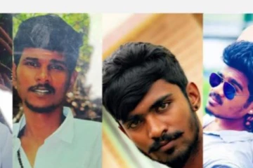 ஒரே பைக்கில் பயணித்த 4 இளைஞர்கள்: லாரி மீது மோதியதில் பரிதாபமாக பலி!