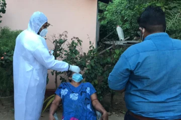 பண்டாரிக்குளம் பகுதியில் எழுமாறாக பீ.சீ.ஆர் பரிசோதனை