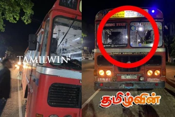 வாழைச்சேனையில் இலங்கை போக்குவரத்து சபை பேருந்து மீது கல்வீச்சு தாக்குதல்