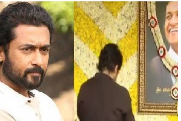 என் தாயில் வயிற்றில் நான் இருந்த போது... புனித் ராஜ்குமார் நினைவிடத்தில் கதறி அழுத சூர்யா