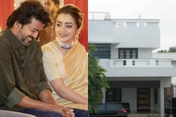 நடிகை திரிஷாவுக்கு 35 கோடியில் பங்களா வாங்கி கொடுத்த விஜய்? பிரிந்த மனைவி சங்கீதா..