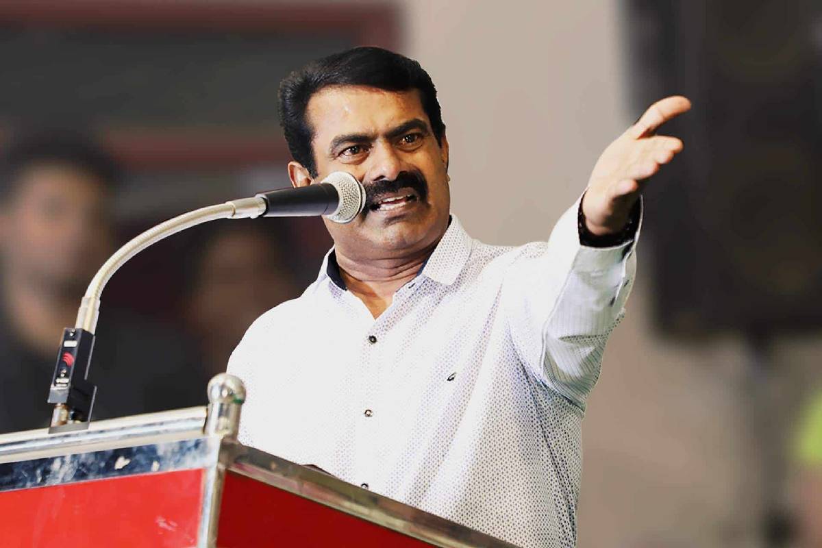 தன்னை அதிமேதாவியாகக் காட்டிக்கொள்வதற்காக... அமைச்சர் கீர்த்தனாவிற்கு சீமான் கண்டனம் | Seeman Slams Minister Keerthana For Inspection தன்னை அதிமேதாவியாகக் காட்டிக்கொள்வதற்காக... அமைச்சர் கீர்த்தனாவிற்கு சீமான் கண்டனம் | Seeman Slams Minister Keerthana For Inspection