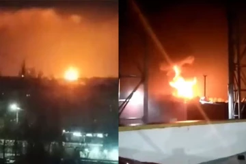 ரஷ்யாவுக்குள்ளேயே வெற்றிகரமாக தாக்குதல் நடத்தியுள்ள உக்ரைன்?: எண்ணெய்க்கிடங்கு தீப்பற்றி எரியும் பரபரப்புக் காட்சிகள்