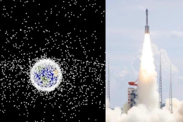 விண்வெளி குப்பையாக மாறிய சீன ராக்கெட்: 300 துண்டுகளாக வெடித்து சிதறல்!