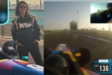 ரேஸ் கார் ஓட்டிய நடிகை கீர்த்தி சுரேஷ்.. வீடியோ இதோ