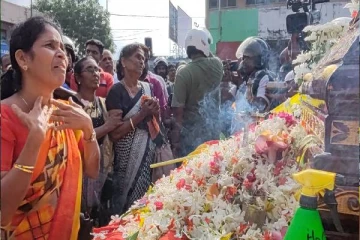 வவுனியாவில் சாந்தனின் புகழுடலுக்கு பெருந்திரளானோர் இறுதி அஞ்சலி