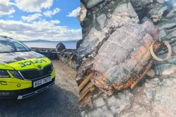 பிரித்தானிய கடற்கரையில் முதல் உலகப் போரின் வெடிகுண்டை கண்டெடுத்த சிறுவன்!