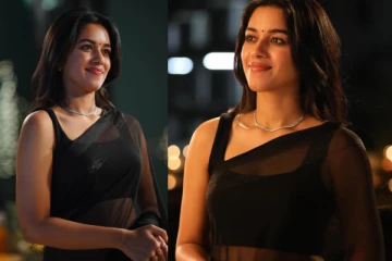 ட்ரான்ஸ்பரென்ட் சேலை.. மிர்னாலினி ரவியின் அசத்தலான ஸ்டில்கள்