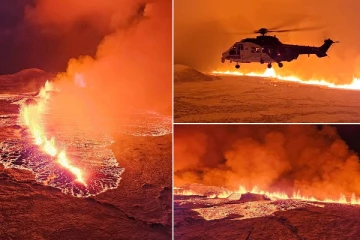 ஐஸ்லாந்தில் எரிமலை வெடிப்பு : வாயு மாசுபாடு தொடர்பில் விடுக்கப்பட்ட எச்சரிக்கை!