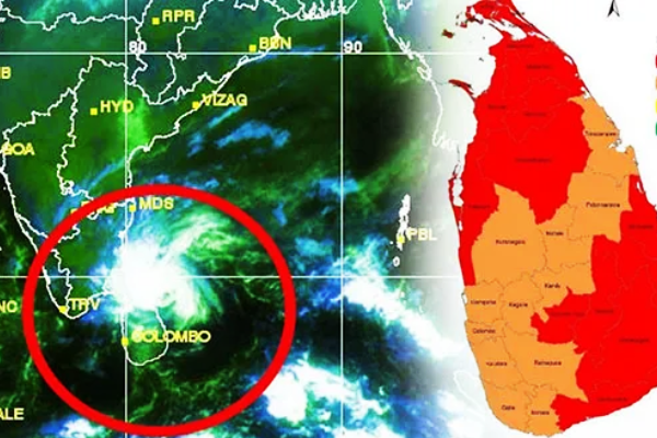 நாட்டில் கொட்டித் தீர்க்கப் போகும் மழை | Heavy Rainfall Of More Than 50 Mm Weather Jaffna