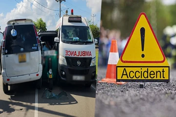 யாழில் இரு வாகனங்களுக்கு இடையில் சிக்கி விபத்துக்குள்ளான முச்சக்கரவண்டி