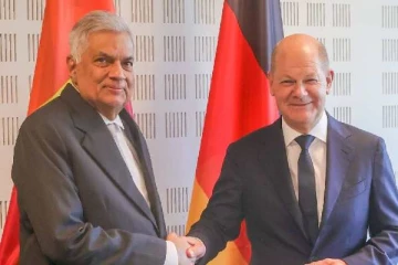 ஜேர்மன் சான்சிலரை சந்தித்தார் ரணில்!