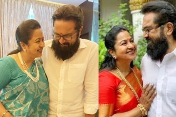 60 வயசுலயும் இப்படி ஒரு ரொமான்ஸா... ; சரத்குமாருக்கு முத்தம் கொடுத்த ராதிகா!