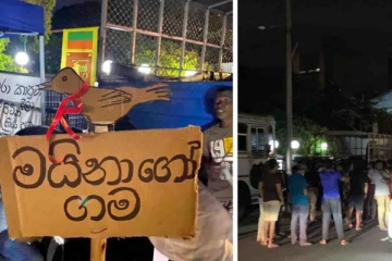 අරලියගහ මන්දිරය අසල විරෝධයට පහර දුන් පුද්ගලයෙකු ගැන අනාවරණයක්..!