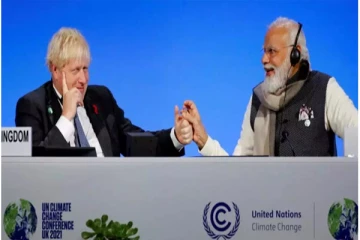 'ஒரு சூரியன், ஒரு உலகம், ஒரு நரேந்திர மோடி' : மாநாட்டில் இந்திய பிரதமருக்கு புகழாரம் சூட்டிய பிரிட்டன் பிரதமர்