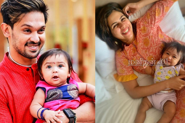 குட்டி மகனின் படத்தை பகிர்ந்த நடிகர் நகுல்! என்ன பெயர் வைத்திருக்கிறார் தெரியுமா? | Nakul Cute Son Photos
