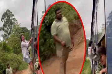ரயிலில் பயணித்த சுற்றுலா பயணி மீது செருப்பு வீச்சு