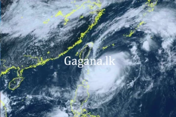 තායිවානයට සුළි කුණාටුවෙන් බලපෑම්.