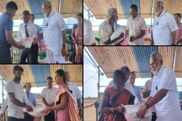 கடற்றொழில் அமைச்சினால் முல்லைத்தீவில் அரிசி வழங்கும் நிகழ்வு