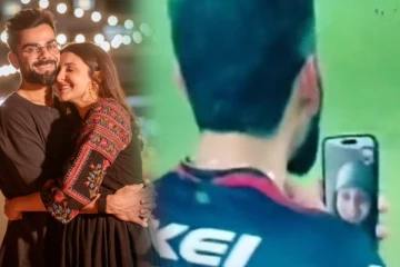 வெற்றி... ஆசை மனைவிக்கு Video Call செய்த கோலி- வைரலாகும் புகைப்படம்