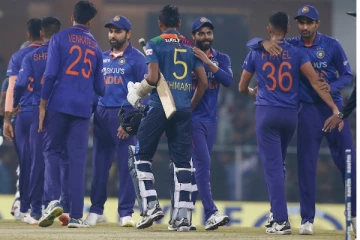 இலங்கைக்கு எதிரான போட்டியில்  சாதனைகளை படைத்த இந்திய அணி... என்ன தெரியுமா?