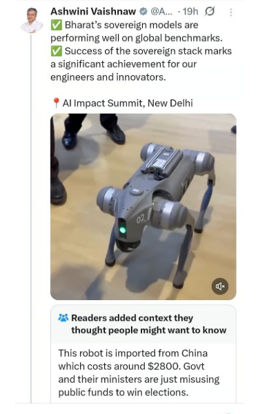 சீன ரோபோ நாயை காட்சிப்படுத்திய பல்கலைக்கழகம் - AI மாநாட்டில் இருந்து வெளியேற்றம் | Galgotias Univ Kicked Out Ai Summit For China Robo