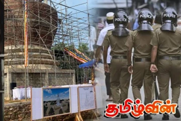 பொலிஸார் தலைமையில் தையிட்டி திஸ்ஸ விகாரையில் திடீர் விழாக்கோலம்