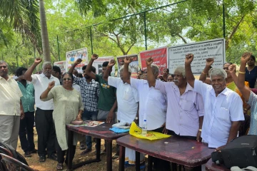 சொந்த மண்ணை மீட்கக் கோரி வலி. வடக்கு மக்கள் 12ஆவது வாரமாக தொடர் போராட்டம்
