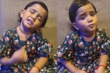 ஒட்டுமொத்த பார்வையாளர்களின் கவலையை போக்கிய சிறுமி! நீங்களும் சிரிப்பை அடக்கமாட்டீங்க