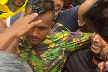 கோட்டாபயவுக்கு எதிராக விசேட அதிரடி படை வீரர்கள் பலர் திடீர் முடிவு  (Photo's)