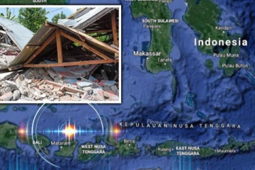 இந்தோனேஷியாவில் சக்தி வாய்ந்த நிலநடுக்கம்