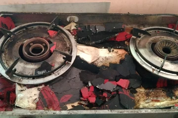 கிளிநொச்சியில் எரிவாயு அடுப்பு வெடிப்பு சம்பவம் பதிவு (Photos)