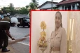 வெளிநாட்டில் இருந்து திரும்பிய பெண் விபத்தில் பலி